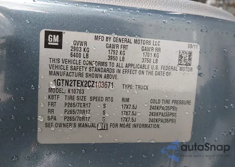 2012 GMC Sierra 1500 Work Truck from USA, damaged, VIN 1GTN2TEX2CZ103671